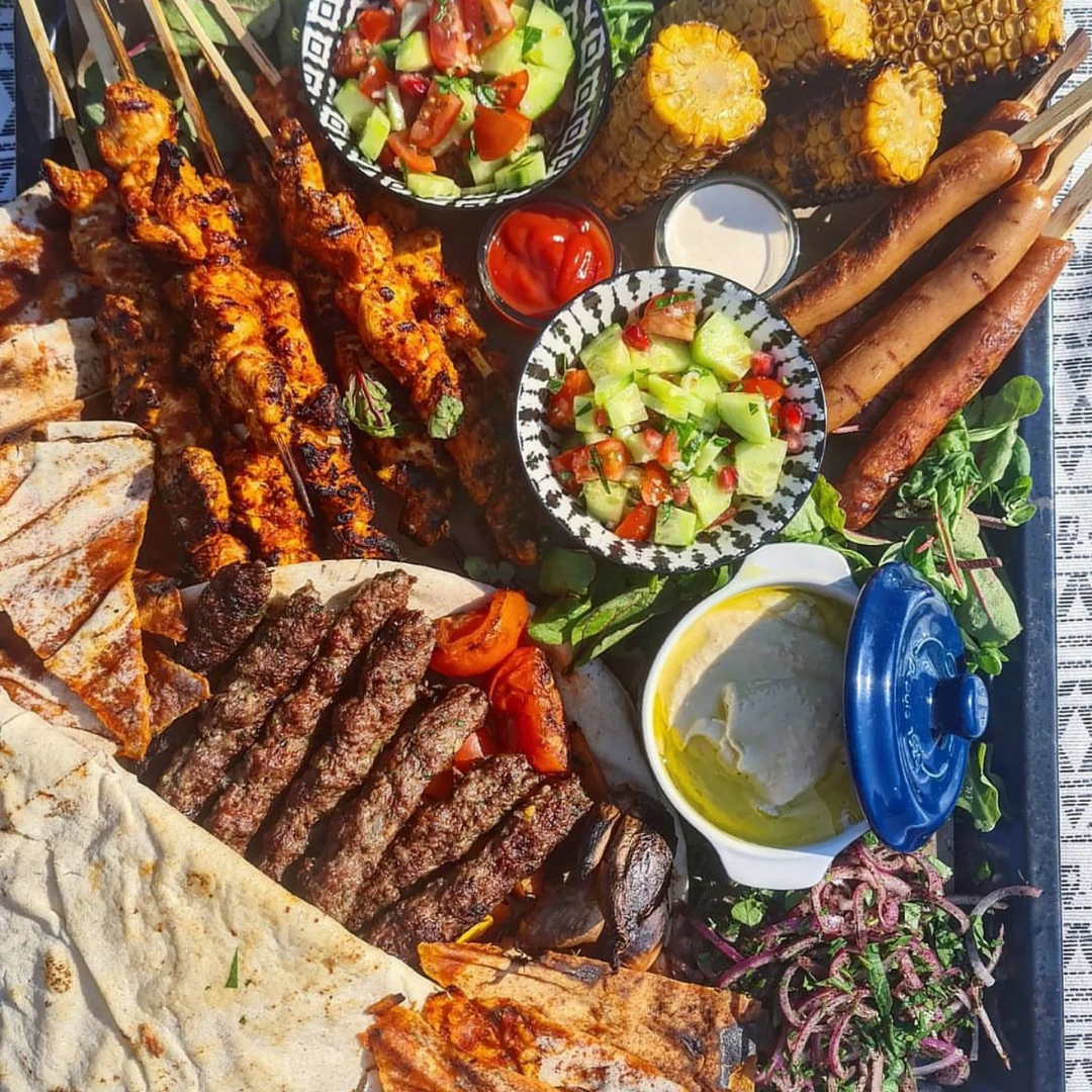 preparation of a Bedouin feast